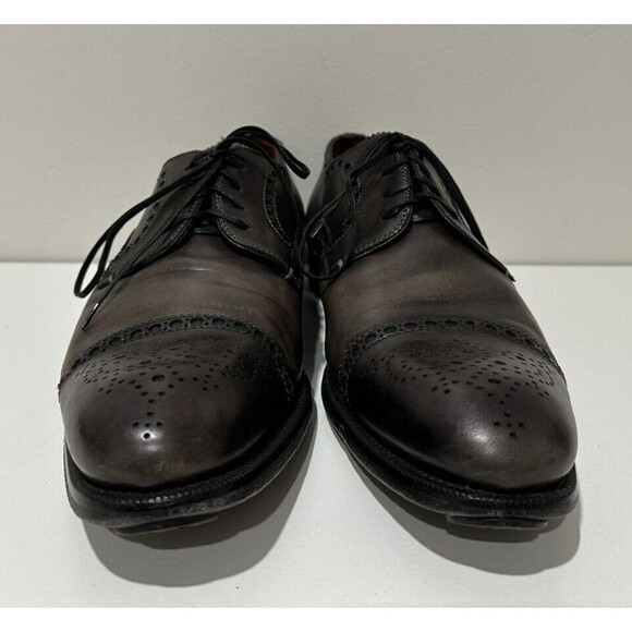 Magnanni men size 11 M lace up shoes cap toe oxford gray leather main image 5